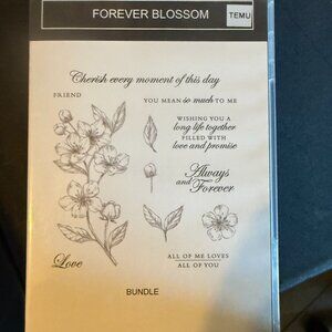 Temu Stamps and Dies Forever Blossoms